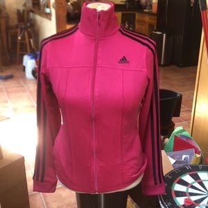 Adidas Small Ladies Long Sleeve Track Jacket